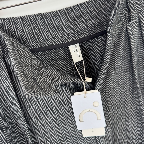 Commense Herringbone Pockets Wide Leg Dress Pants Size XS - NWT - Picture 4 of 7